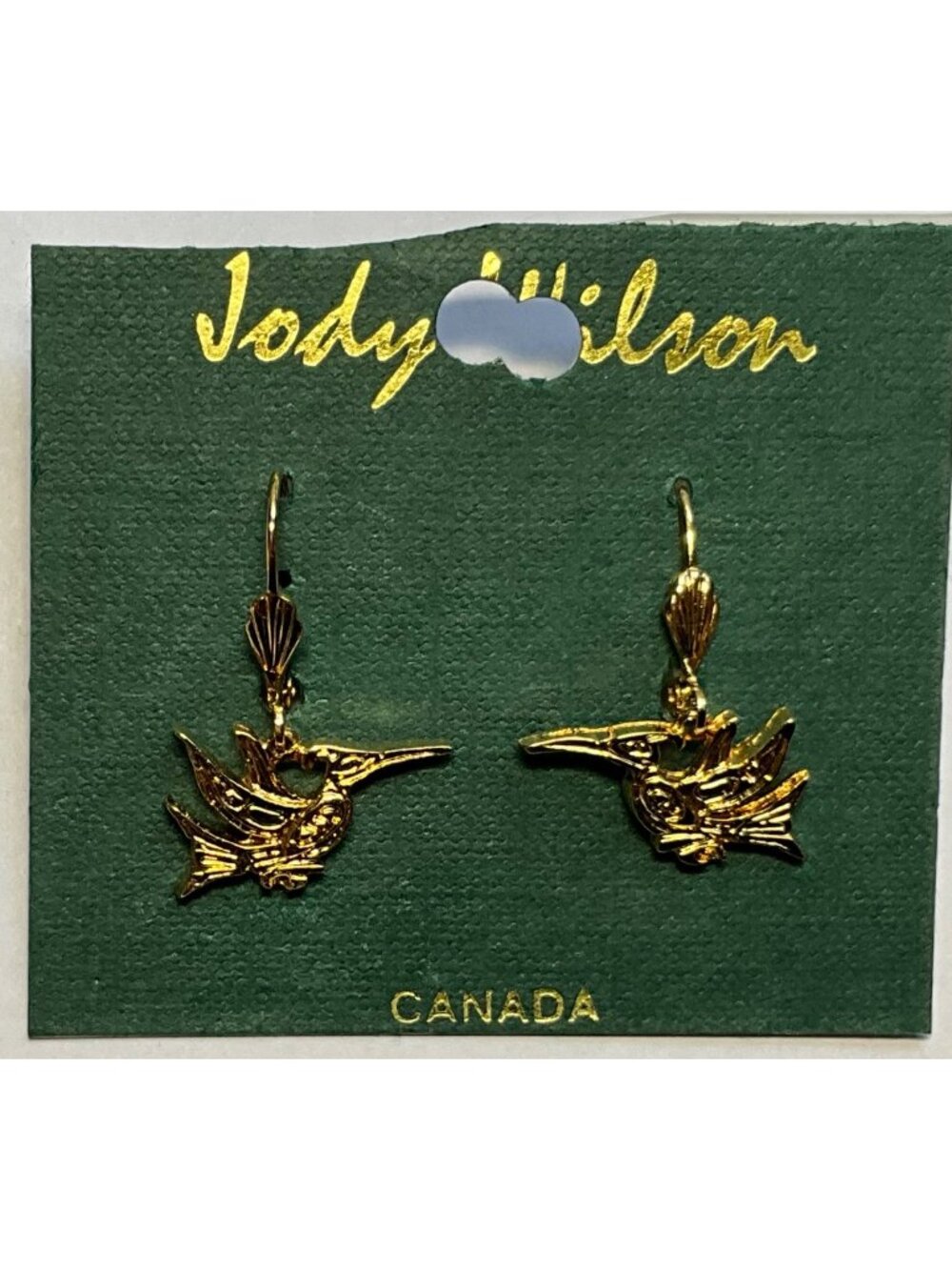 Jody Wilson Coast Salish First Nations Humming Birds Dangling Earrings